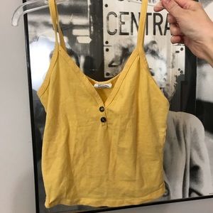 Light Yellow Crop Top